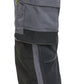 Blaklader Dames 2-weg stretch Werkbroeken 71321832 vaste spijkerzakken midden grijs(9600)