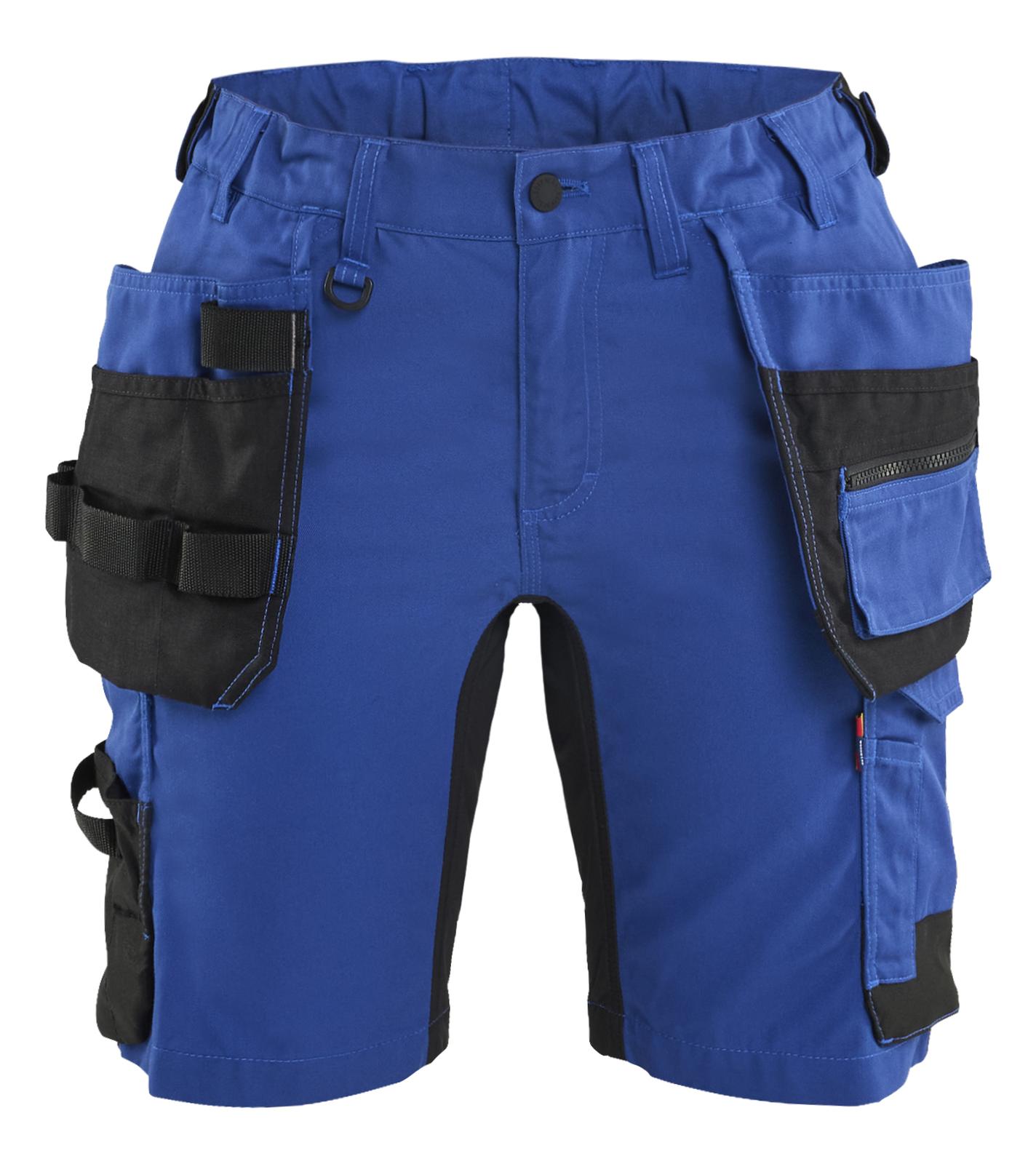 Blaklader Dames Short 71331832 2-weg stretch gereedschapszakken korenblauw/ zwart(8599)
