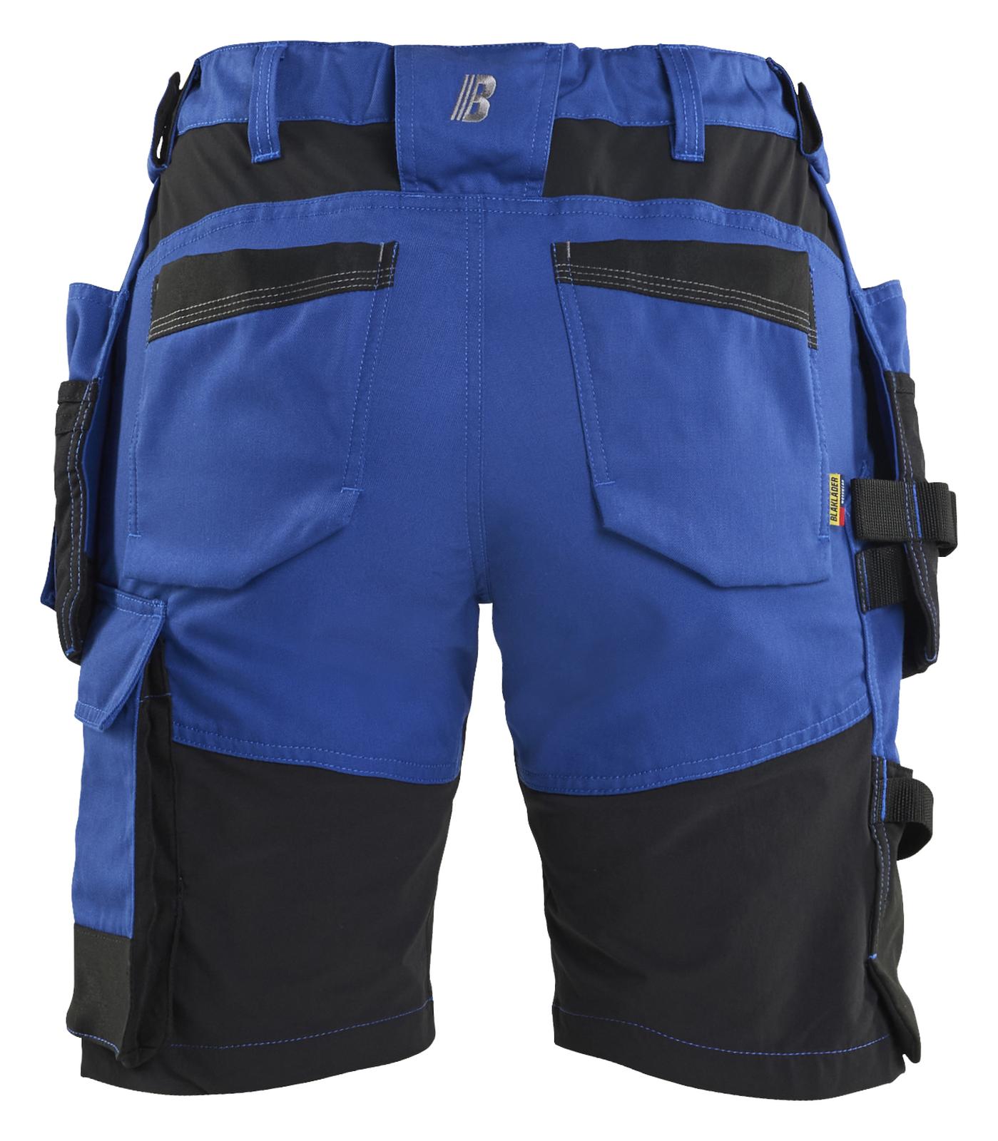 Blaklader Dames Short 71331832 2-weg stretch gereedschapszakken korenblauw/ zwart(8599)