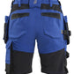 Blaklader Dames Short 71331832 2-weg stretch gereedschapszakken korenblauw/ zwart(8599)