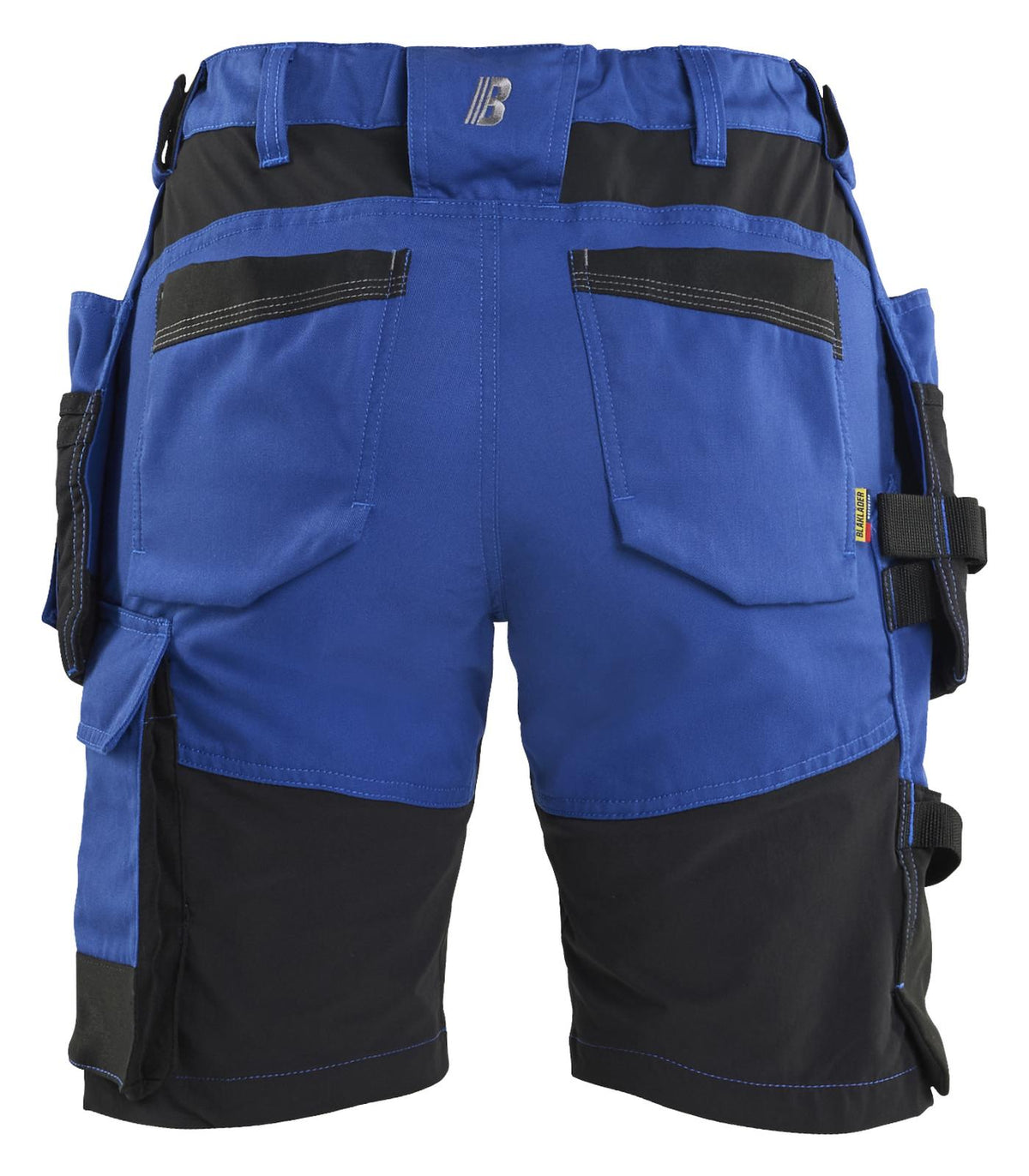 Blaklader Dames Short 71331832 2-weg stretch gereedschapszakken korenblauw/ zwart(8599)