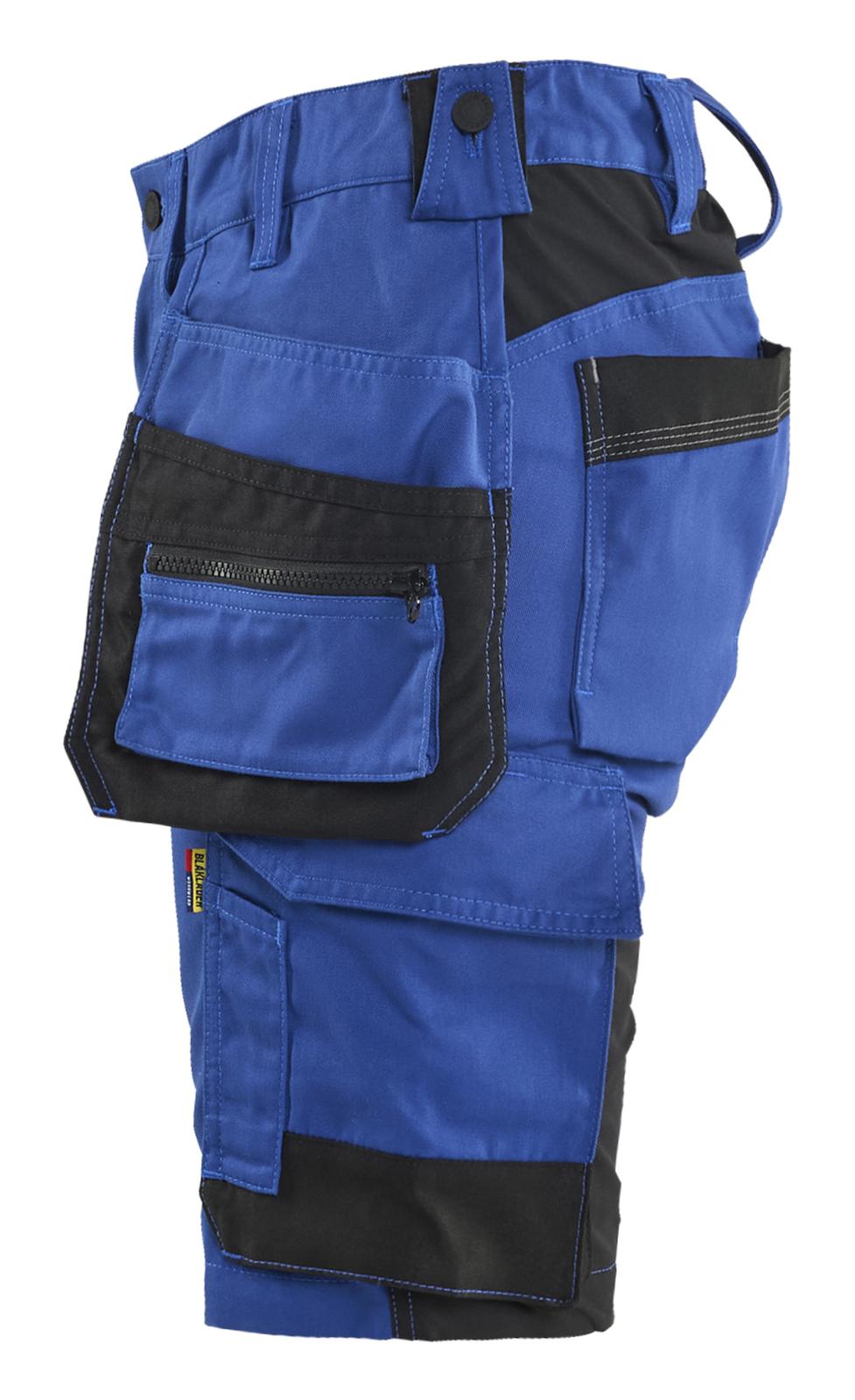 Blaklader Dames Short 71331832 2-weg stretch gereedschapszakken korenblauw/ zwart(8599)
