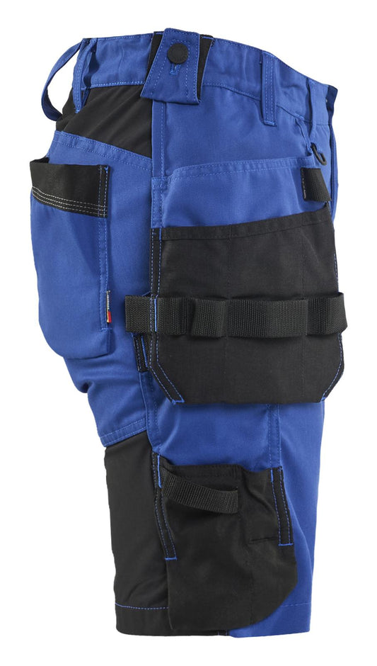 Blaklader Dames Short 71331832 2-weg stretch gereedschapszakken korenblauw/ zwart(8599)