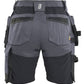 Blaklader Dames 2-weg stretch Shorts 71331832 midden grijs(9600)
