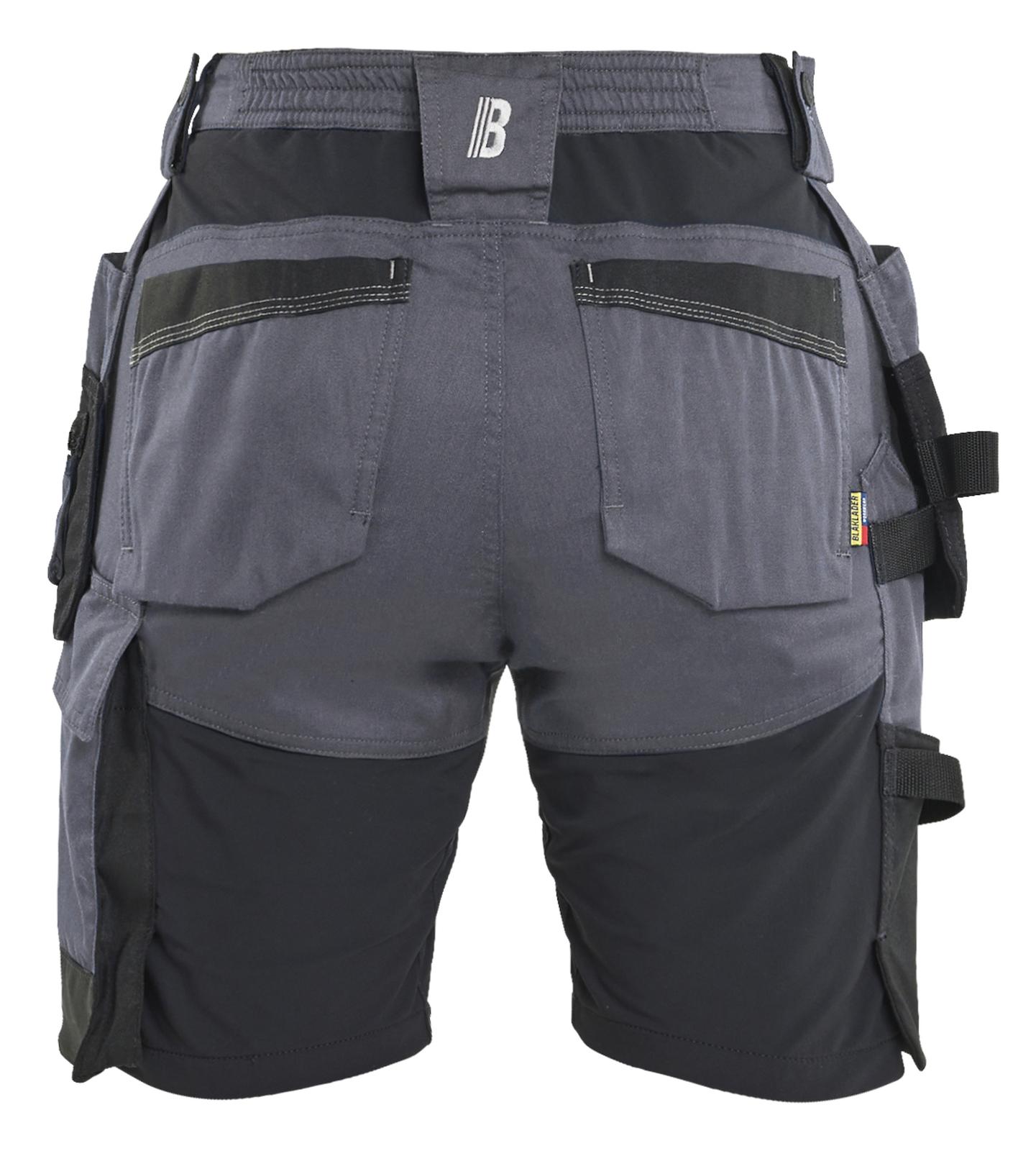 Blaklader Dames Shorts 71331832 2-weg stretch midden grijs(9600)