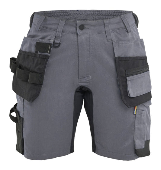 Blaklader Dames 2-weg stretch Shorts 71331832 midden grijs(9600)
