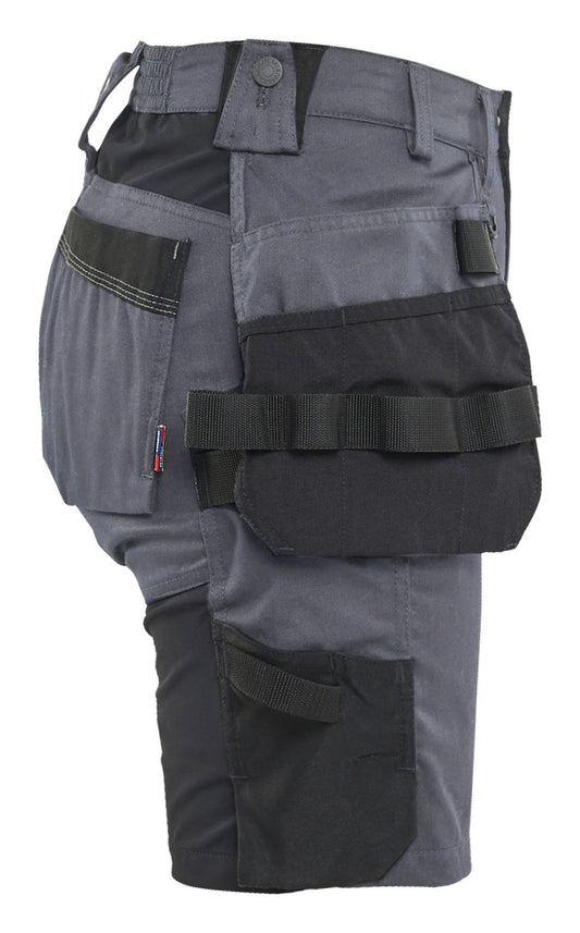 Blaklader Dames 2-weg stretch Shorts 71331832 midden grijs(9600)