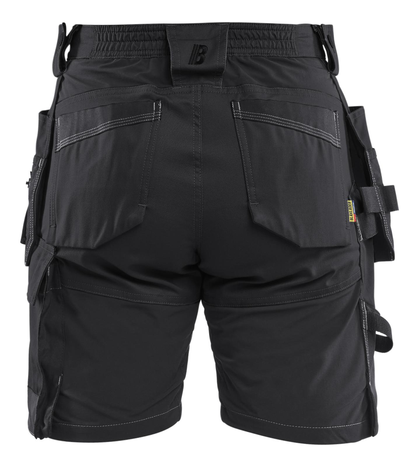 Blaklader Dames Shorts 71331832 2-weg stretch zwart(9900)