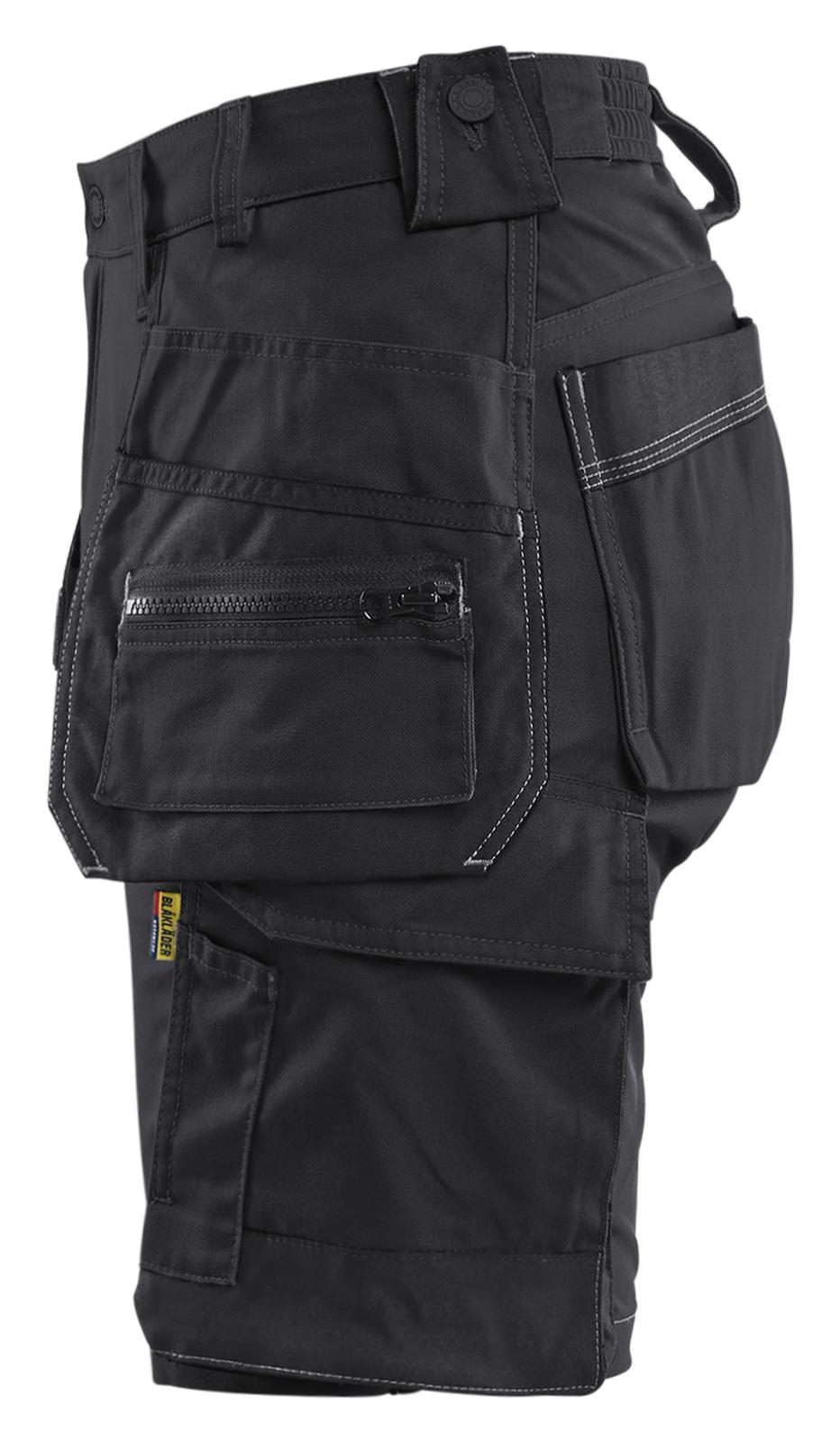 Blaklader Dames Shorts 71331832 2-weg stretch zwart(9900)