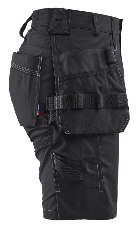 Blaklader Dames Shorts 71331832 2-weg stretch zwart(9900)