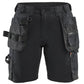 Blaklader Dames Shorts 71331832 2-weg stretch zwart(9900)