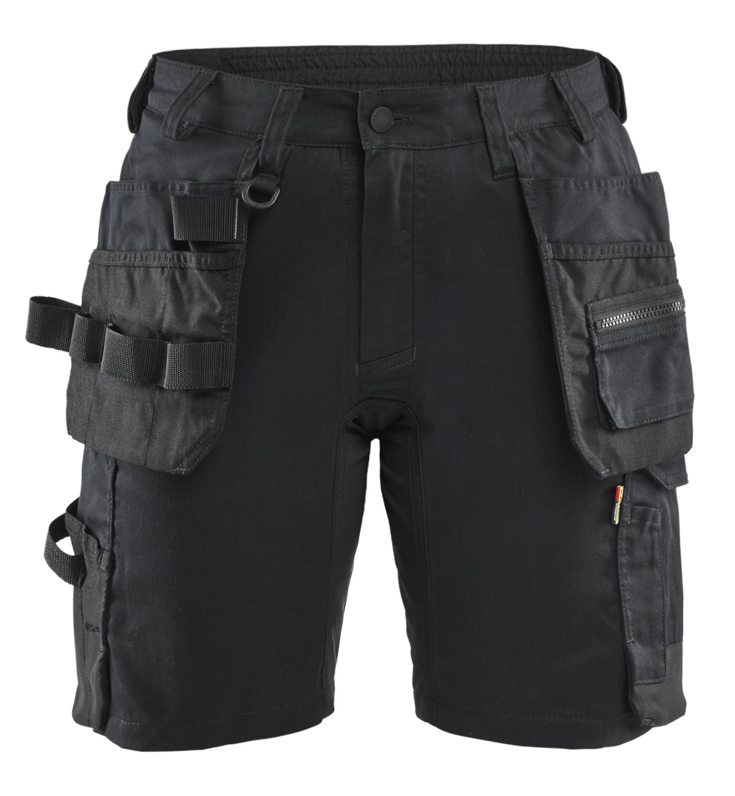 Blaklader Dames Shorts 71331832 2-weg stretch zwart(9900)