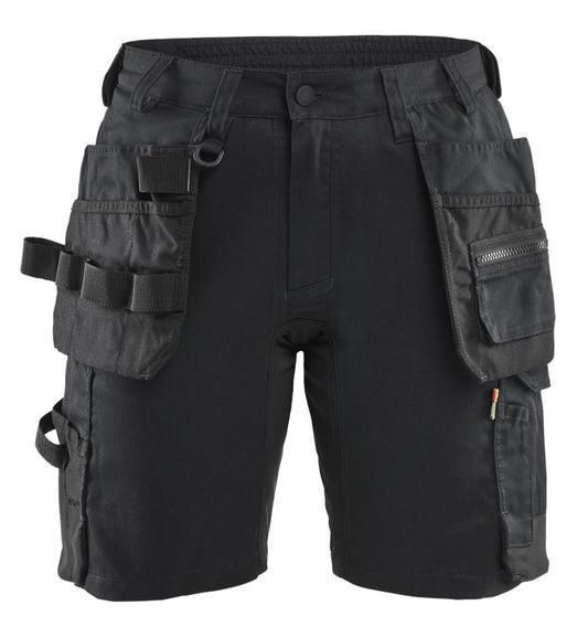Blaklader Dames Shorts 71331832 2-weg stretch zwart(9900)