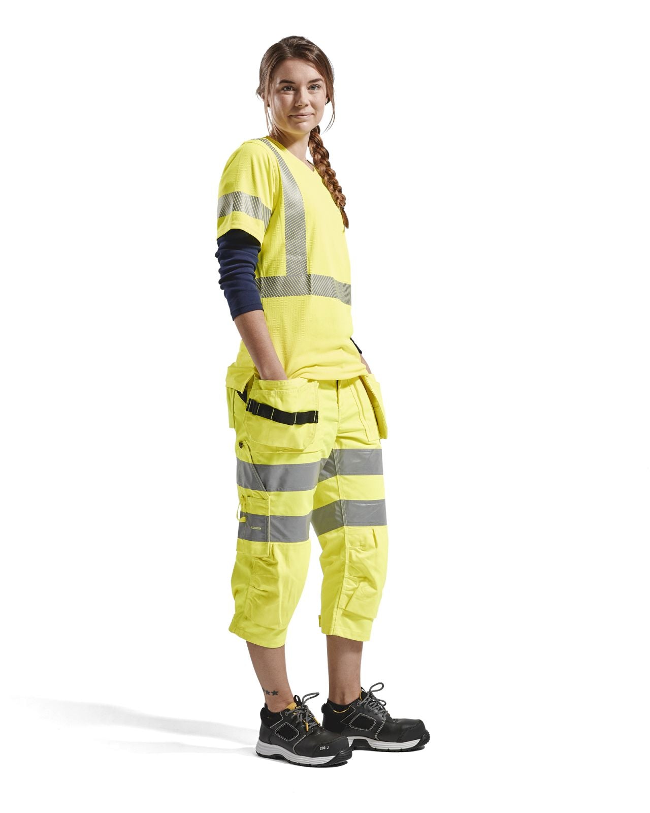 Blaklader Broeken 71391811 HiVis geel(3300)