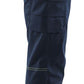 Blaklader Industrie Dames Werkbroeken 71441832 stretch donker marineblauw-fluo geel(8633)