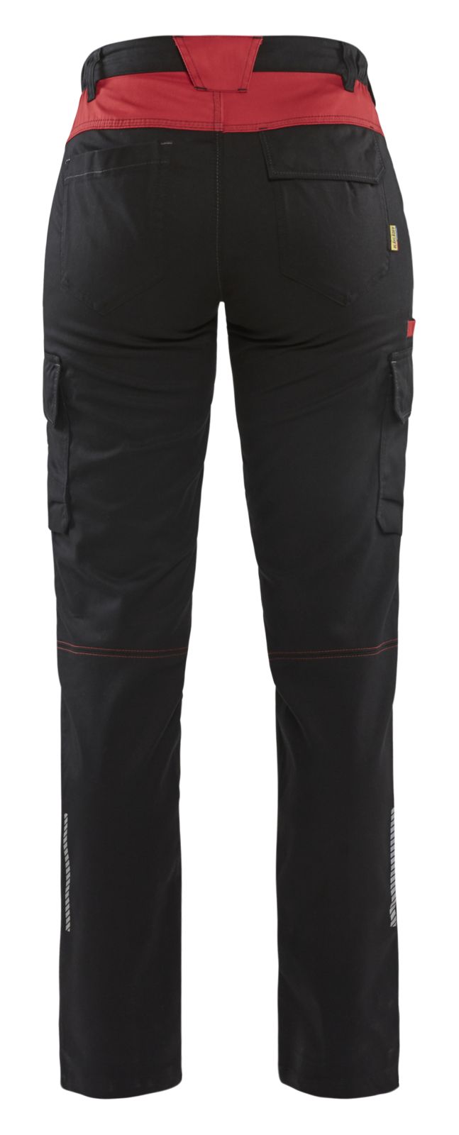 Blaklader Broeken 71441832 zwart-rood(9956)