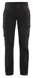 Blaklader Broeken 71441832 zwart-rood(9956)