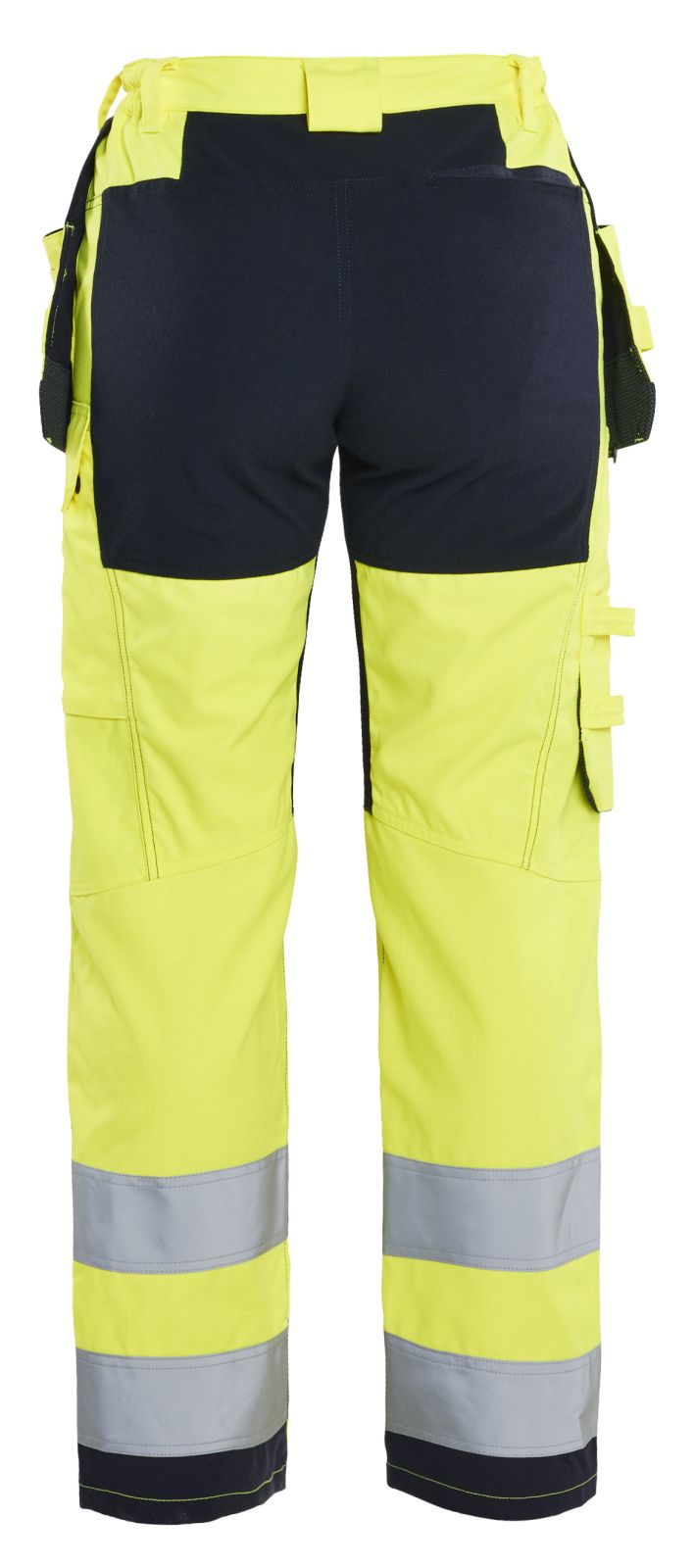 Blaklader Vlamvertragend Multinorm Werkbroek 71451512 stretch gereedschapszakken inherent vlamwerend antistatisch HiVis dames fluo geel-marineblauw(3389)