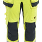 Blaklader Vlamvertragend Multinorm Werkbroek 71451512 stretch gereedschapszakken inherent vlamwerend antistatisch HiVis dames fluo geel-marineblauw(3389)