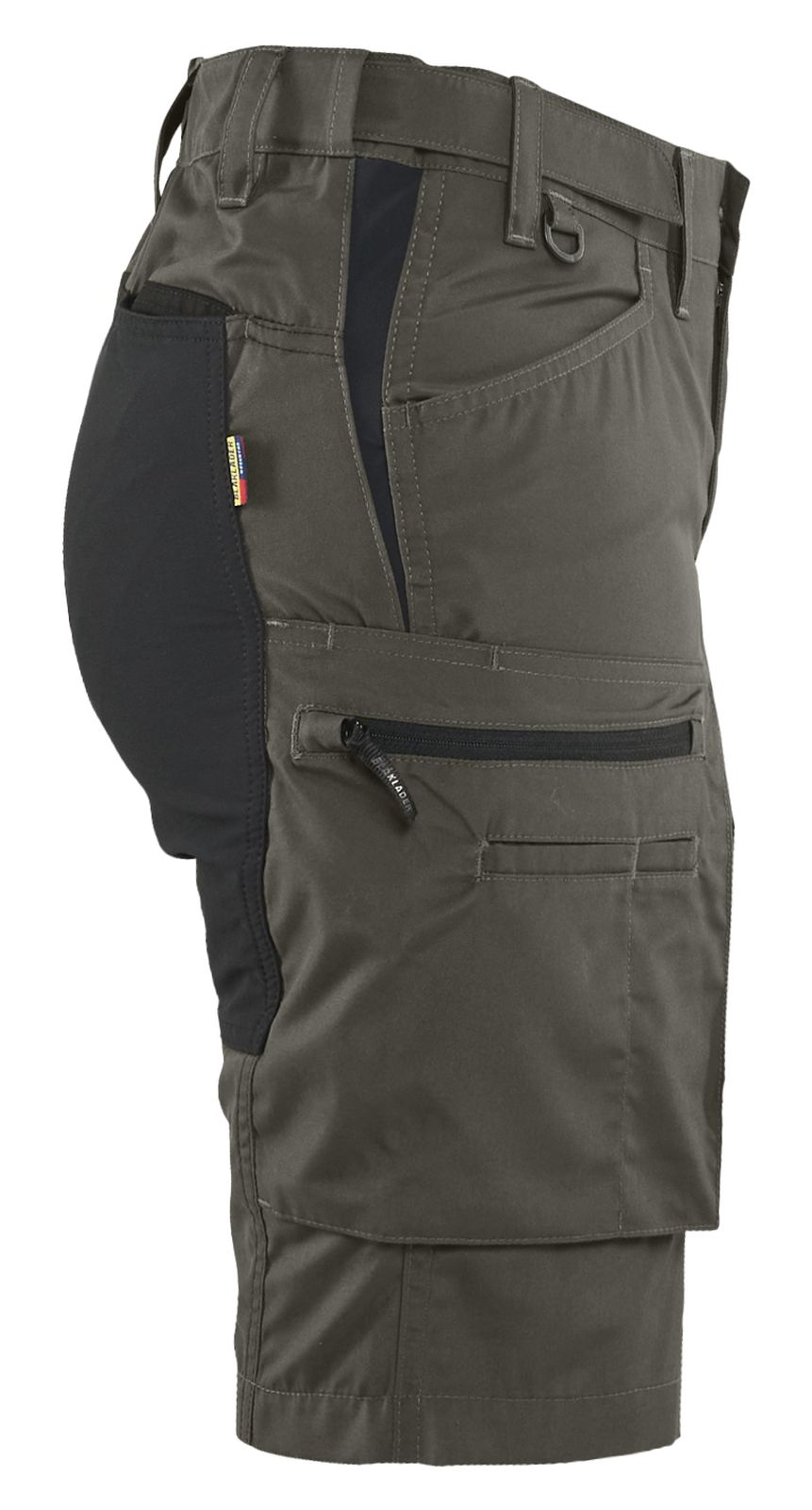 Blaklader Dames Service Short 71491845 stretch groen-zwart(4599)