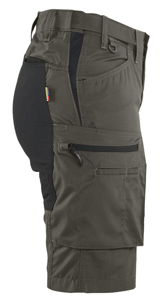 Blaklader Dames Service Short 71491845 stretch groen-zwart(4599)
