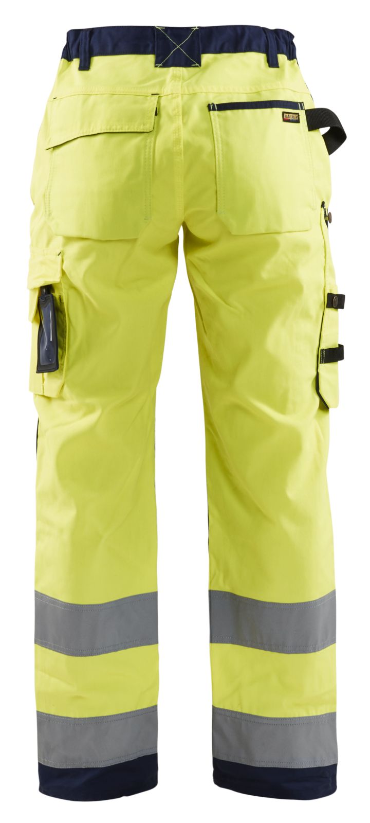 Blaklader Broeken 71551811 HiVis fluo geel-marineblauw(3389)