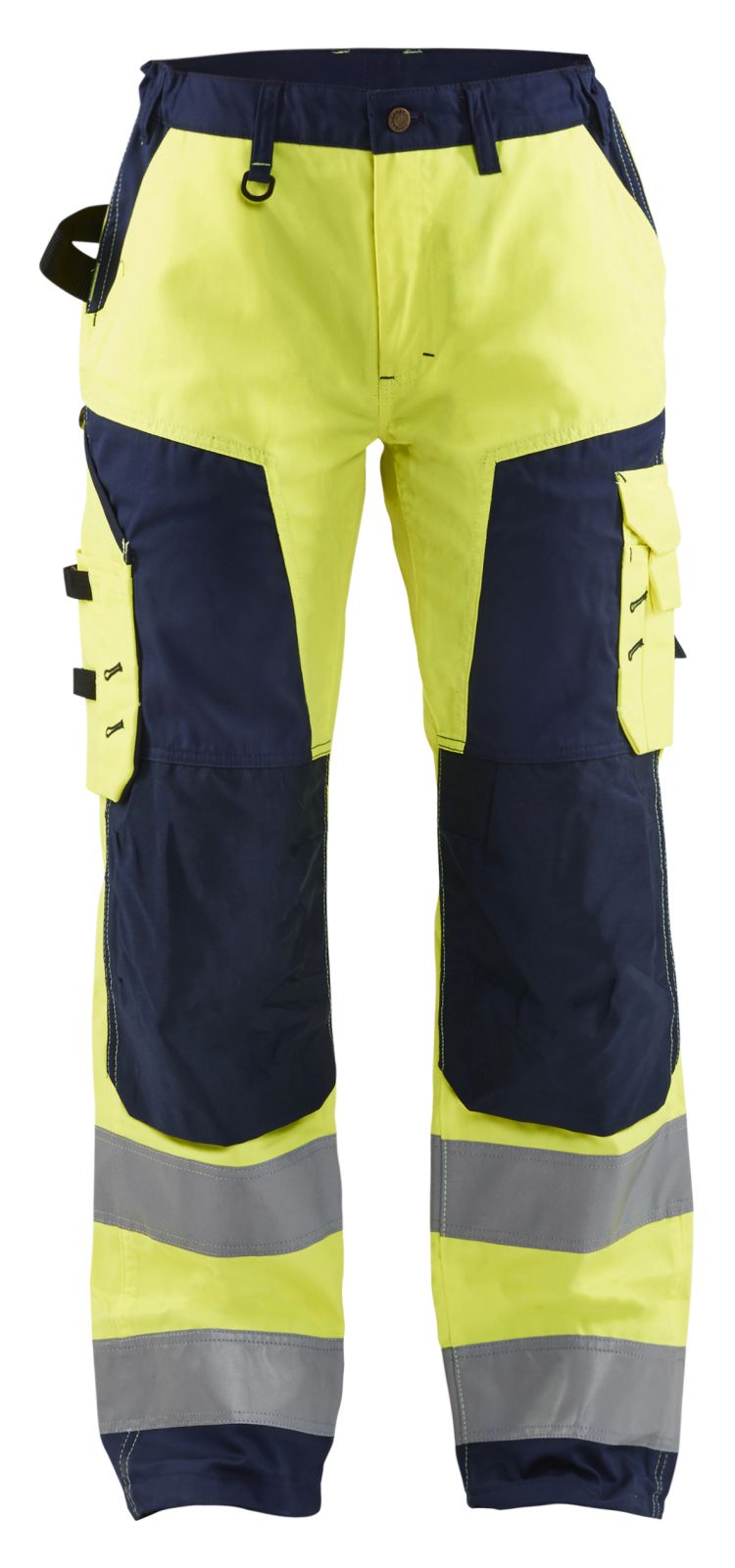 Blaklader Broeken 71551811 HiVis fluo geel-marineblauw(3389)