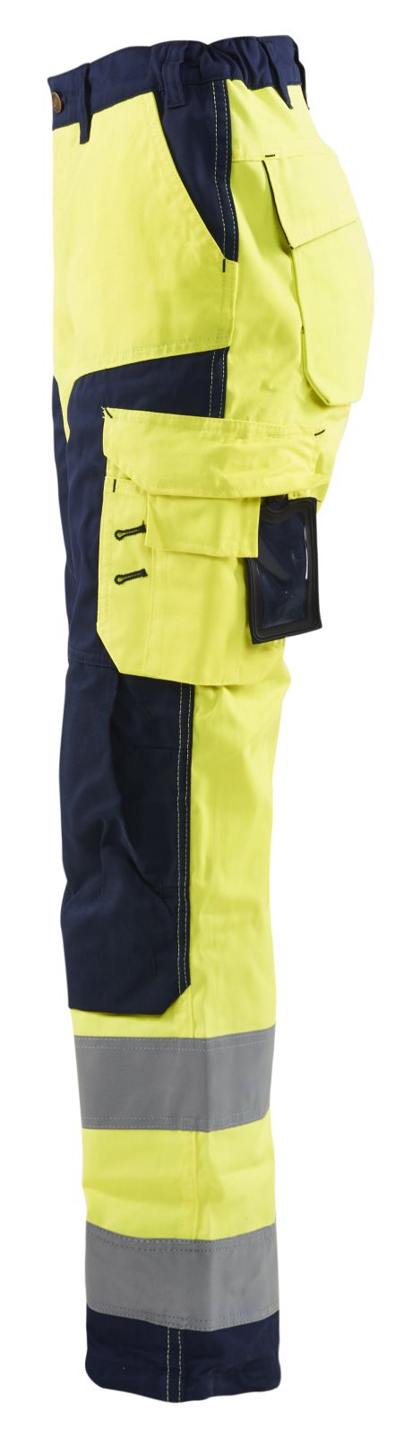 Blaklader Broeken 71551811 HiVis fluo geel-marineblauw(3389)