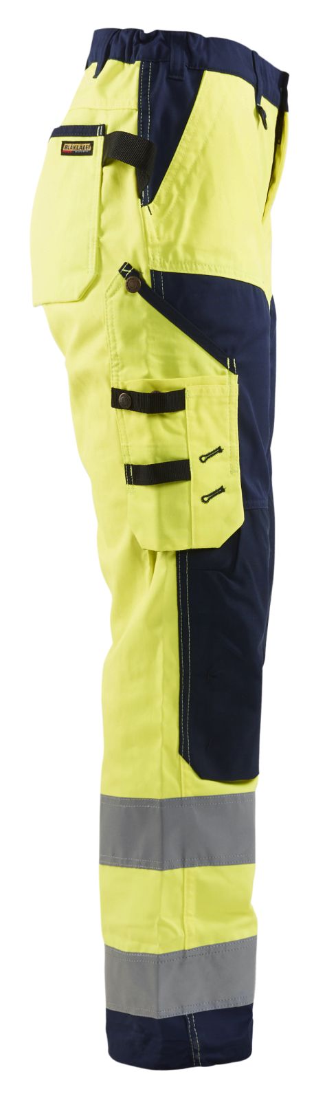 Blaklader Broeken 71551811 HiVis fluo geel-marineblauw(3389)
