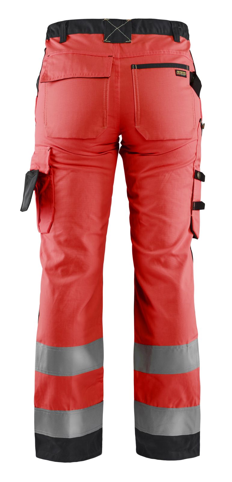 Blaklader Broeken 71551811 HiVis fluo rood-zwart(5599)