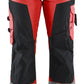 Blaklader Broeken 71551811 HiVis fluo rood-zwart(5599)