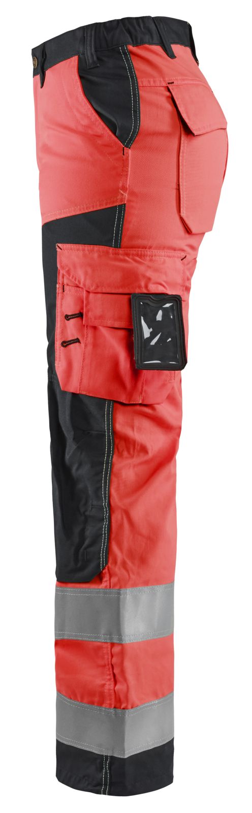 Blaklader Broeken 71551811 HiVis fluo rood-zwart(5599)
