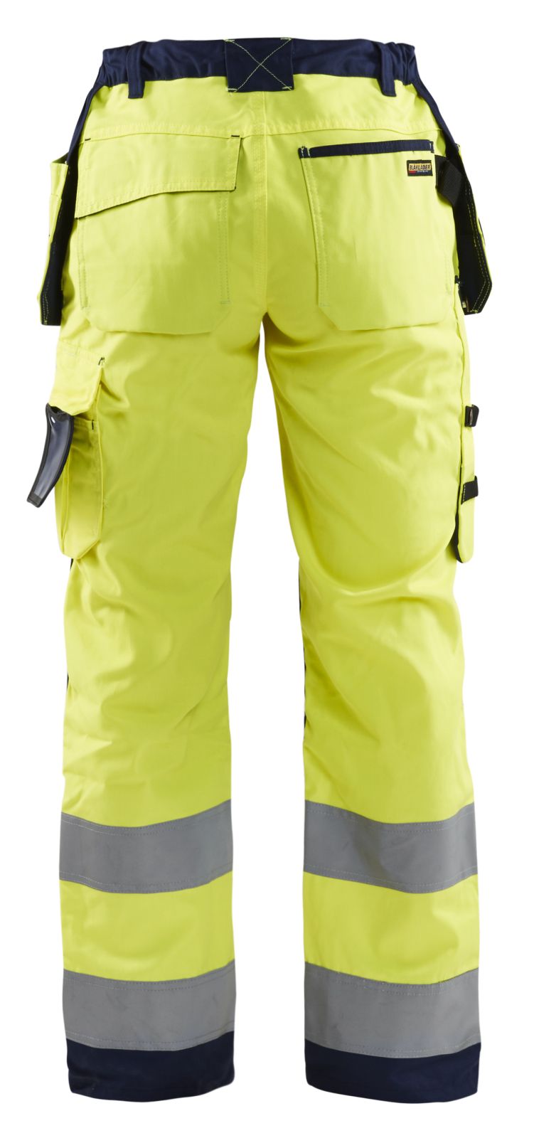 Blaklader Broeken 71561811 HiVis fluo geel-marineblauw(3389)