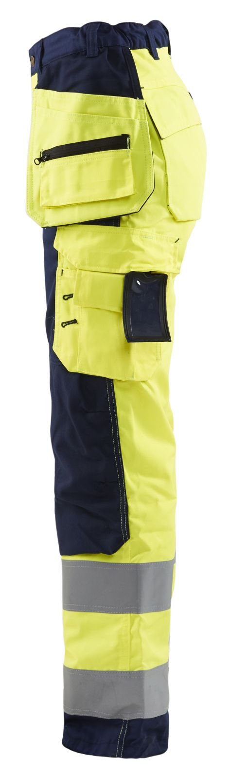 Blaklader Broeken 71561811 HiVis fluo geel-marineblauw(3389)