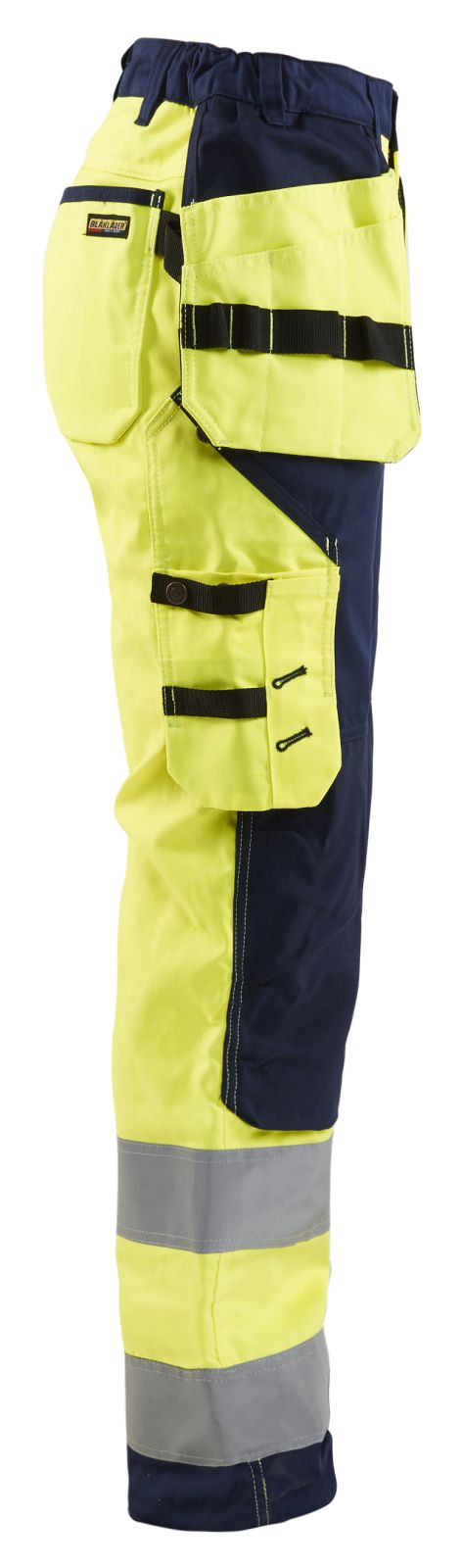 Blaklader Broeken 71561811 HiVis fluo geel-marineblauw(3389)
