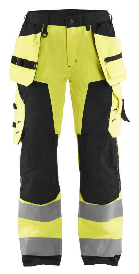 Blaklader Broeken 71561811 HiVis fluo geel-zwart(3399)