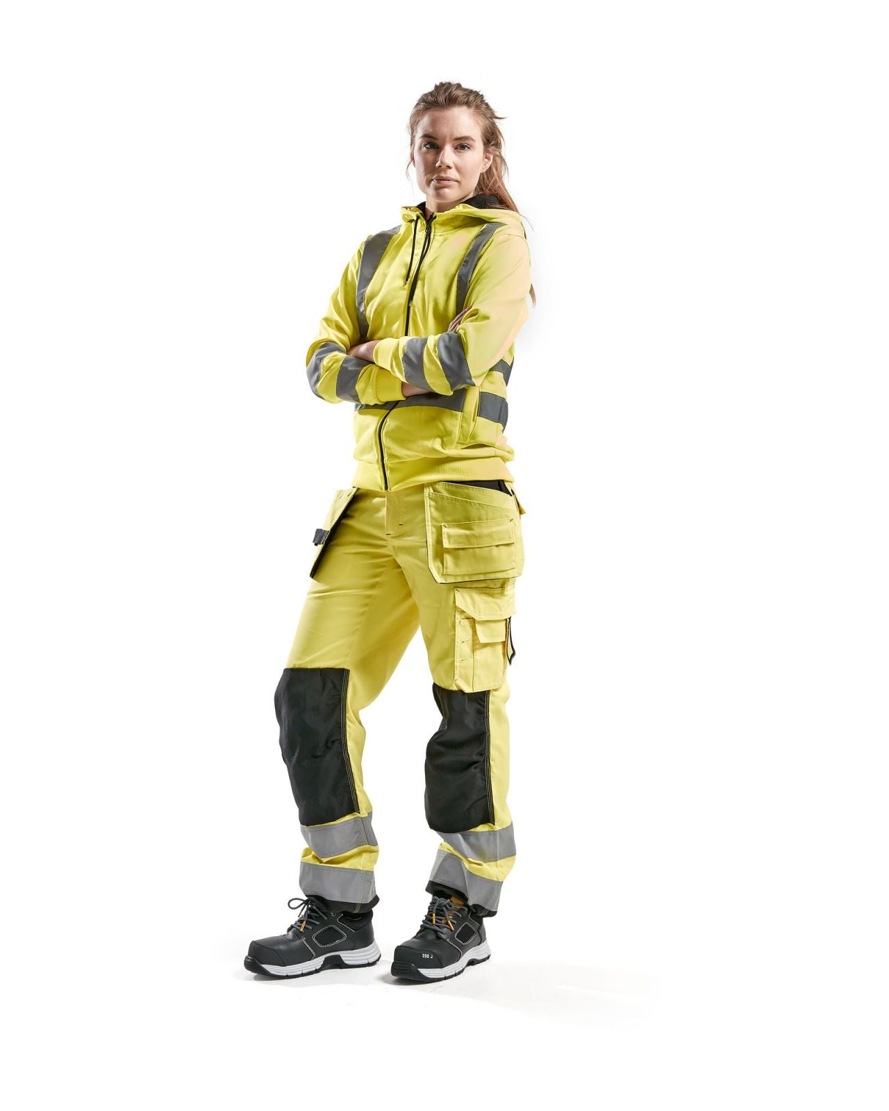 Blaklader Broeken 71561811 HiVis fluo geel-zwart(3399)