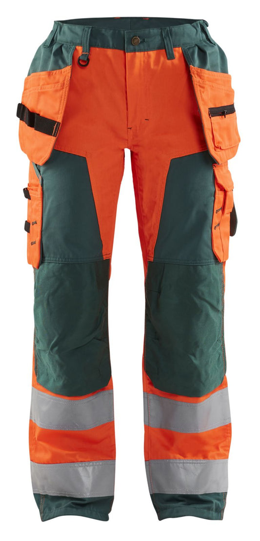 Blaklader Broeken 71561811 HiVis fluo oranje-groen(5349)