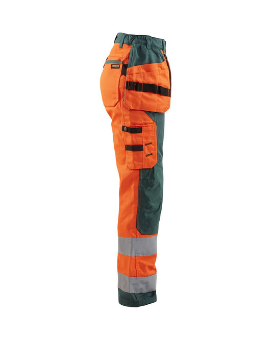 Blaklader Broeken 71561811 HiVis fluo oranje-groen(5349)
