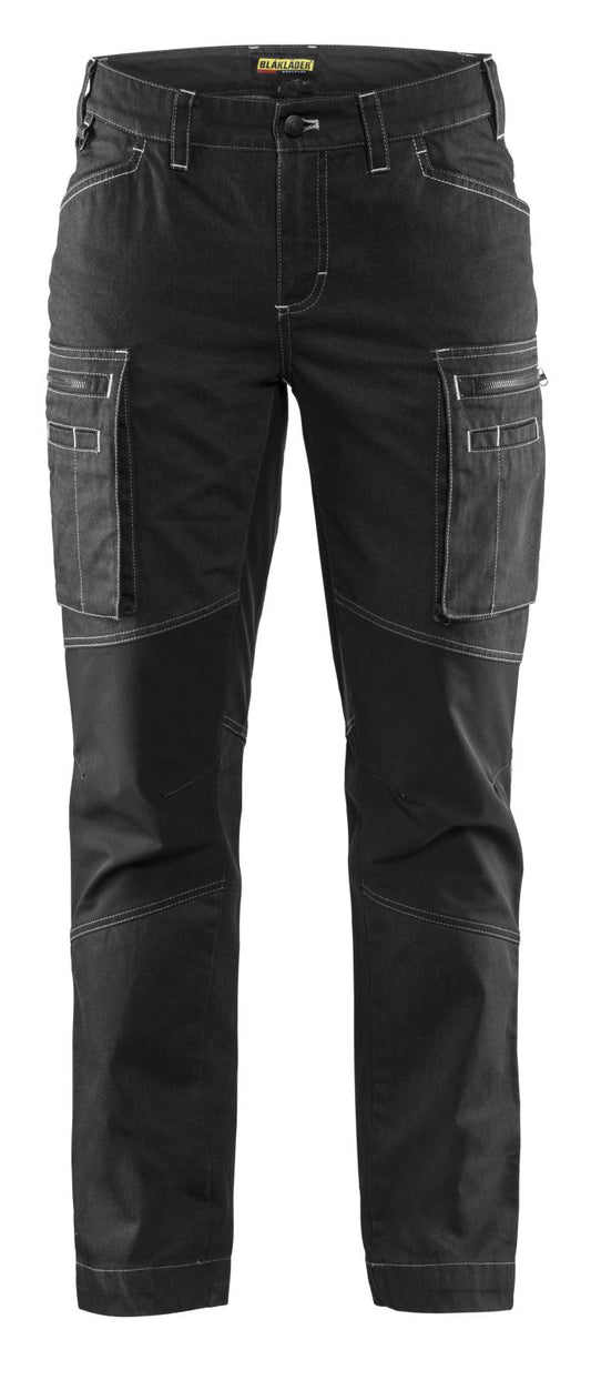 Blaklader Broeken 71591142 Stretch zwart(9900)