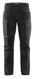Blaklader Broeken 71591142 Stretch zwart(9900)