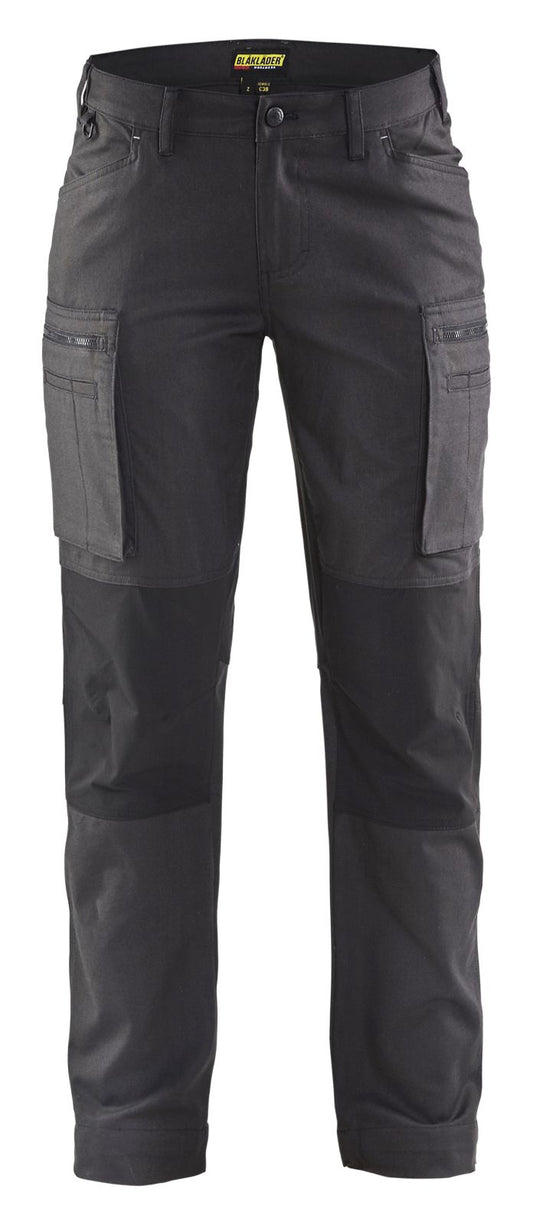 Blaklader Broeken 71591146 Stretch donkergrijs-zwart(9899)