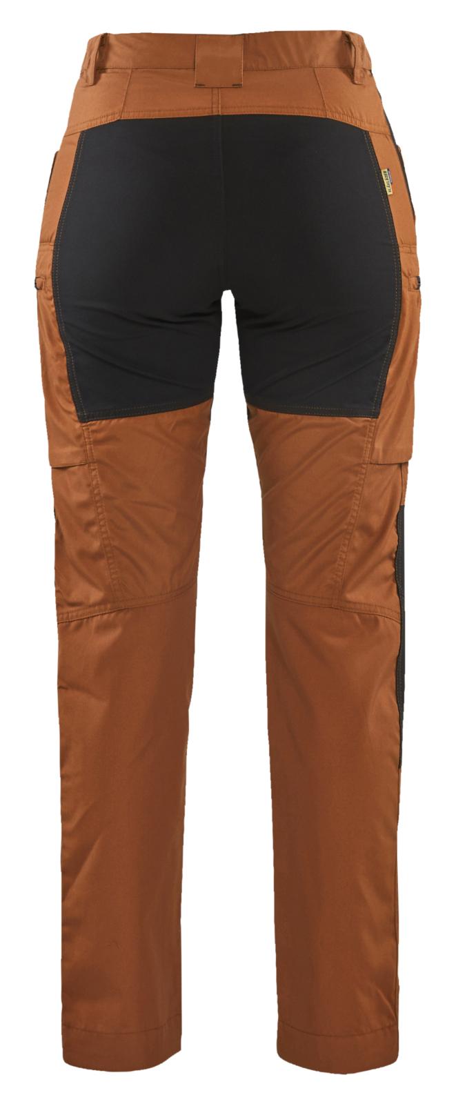 Blaklader Dames Service Werkbroeken 71591845 stretch roest-zwart(4099)