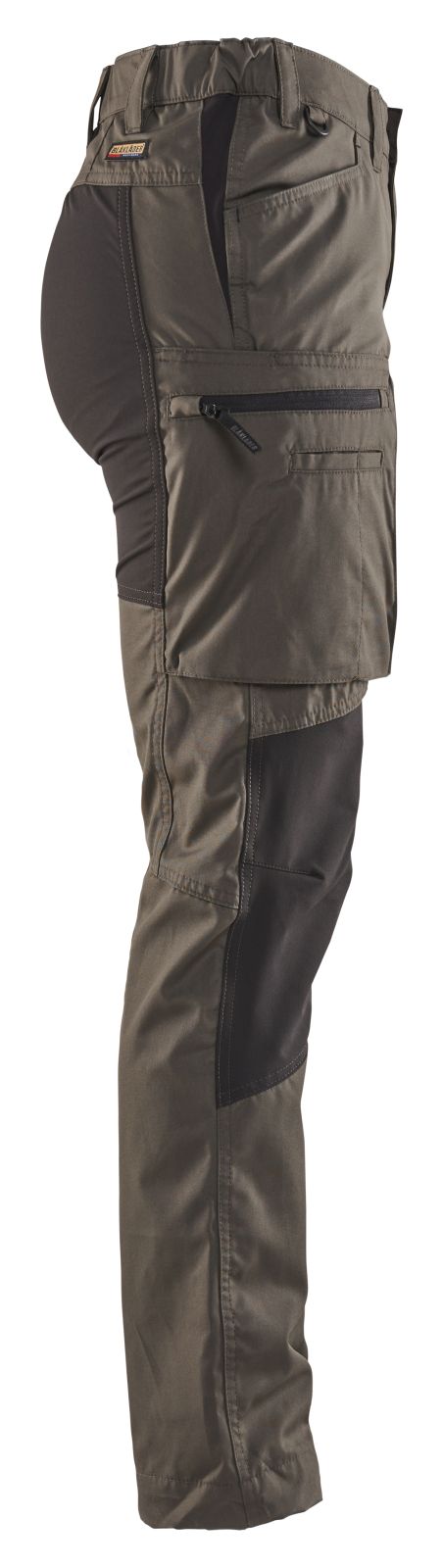 Blaklader Broeken 71591845 groen-zwart(4599)