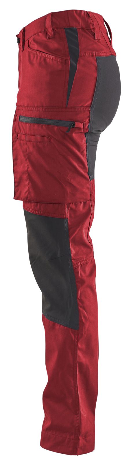 Blaklader Broeken 71591845 rood-zwart(5699)