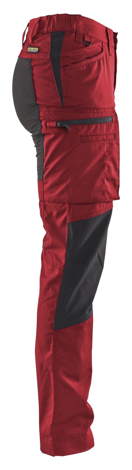 Blaklader Broeken 71591845 rood-zwart(5699)