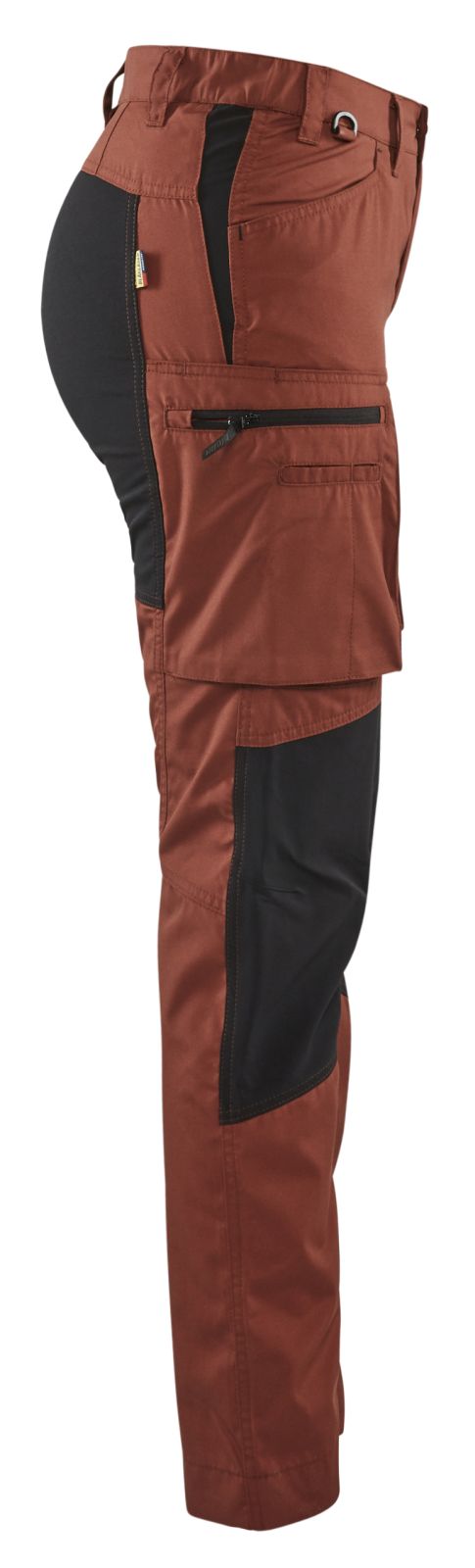 Blaklader Broeken 71591845 gebrand rood-zwart(5999)