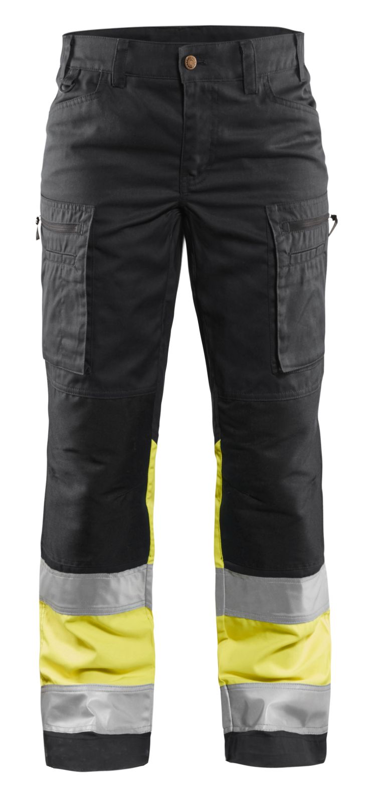 Blaklader Broeken 71611811 HiVis marineblauw-geel(8933)