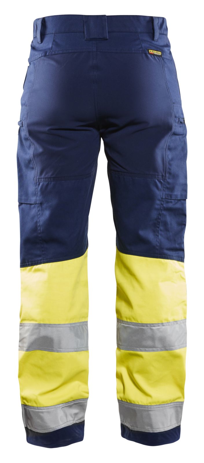 Blaklader Broeken 71611811 HiVis marineblauw-geel(8933)