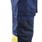 Blaklader Broeken 71611811 HiVis marineblauw-geel(8933)